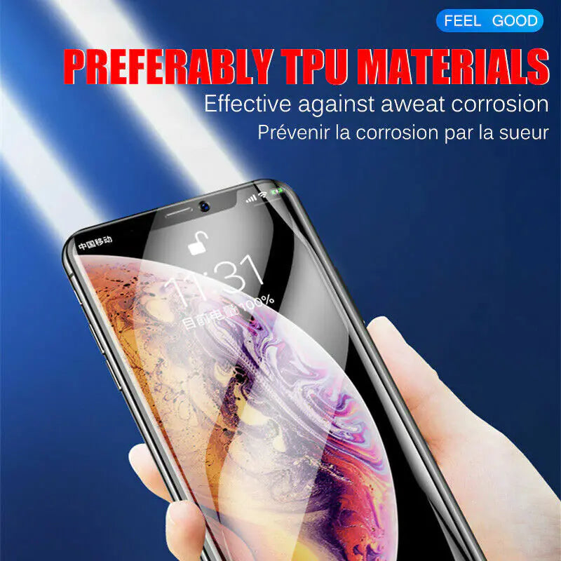 2PCS Hydrogel Screen Protector For iPhone 15 14 13 12 11 Pro Max SE X XS XR 8 7