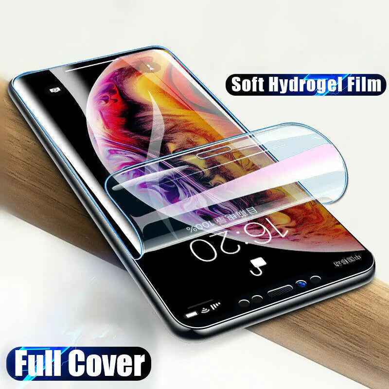 2PCS Hydrogel Screen Protector For iPhone 15 14 13 12 11 Pro Max SE X XS XR 8 7